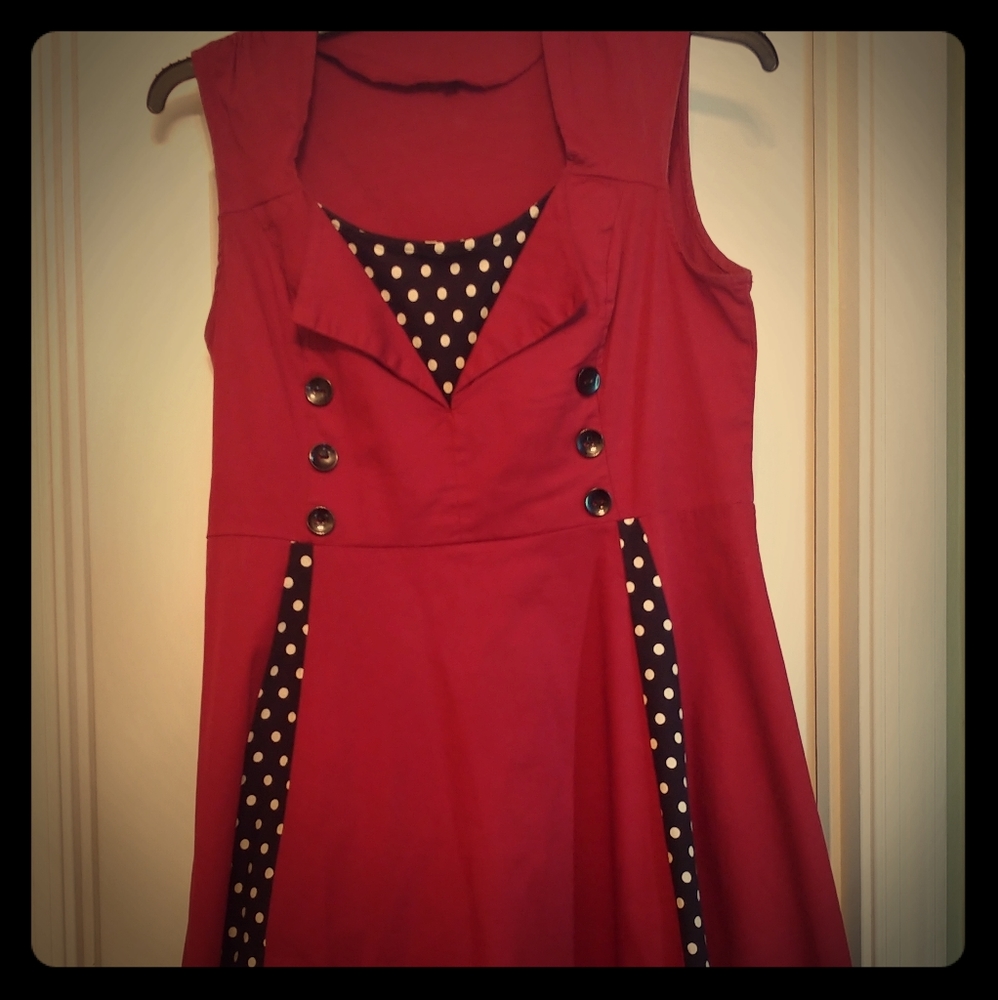 1950's vintage  inspired dress